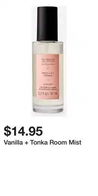 Bath & Body Works Vanilla + Tonka Room Mist offer