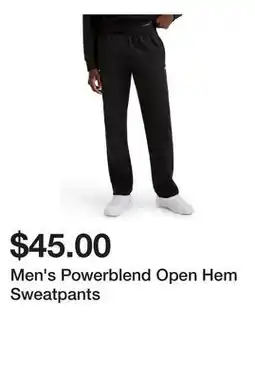 Belk Men's Powerblend Open Hem Sweatpants offer
