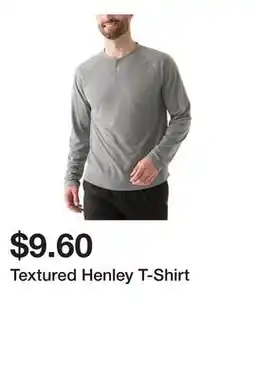 Belk Textured Henley T-Shirt offer