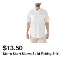 Belk Men's Short Sleeve Solid Fishing Shirt offer