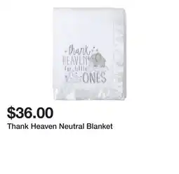 Belk Thank Heaven Neutral Blanket offer