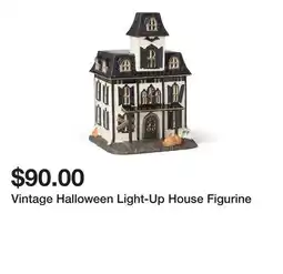 Belk Vintage Halloween Light-Up House Figurine offer