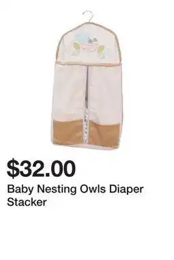 Belk Baby Nesting Owls Diaper Stacker offer
