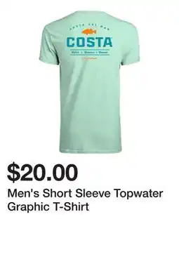 Belk Men's Short Sleeve Topwater Graphic T-Shirt offer
