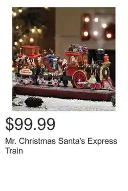 Costco Mr. Christmas Santa's Express Train offer