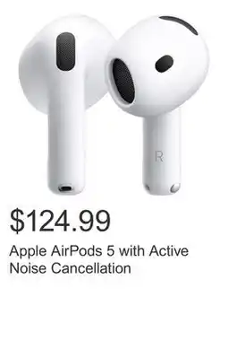 Costco Apple AirPods 5 with Active Noise Cancellation offer