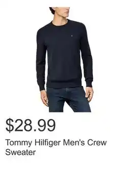 Costco Tommy Hilfiger Men's Crew Sweater offer