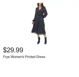 Costco Frye Women's Printed Dress offer