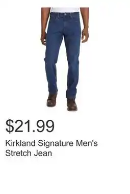 Costco Kirkland Signature Men's Stretch Jean offer