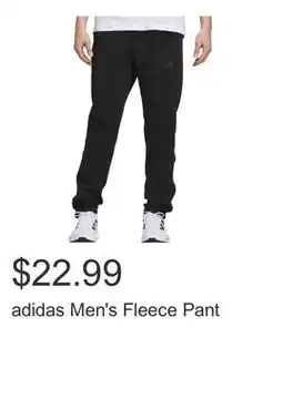 Costco adidas Men's Fleece Pant offer
