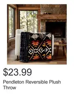Costco Pendleton Reversible Plush Throw offer