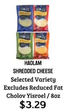 Seven Mile Market Haolam shredded cheese offer