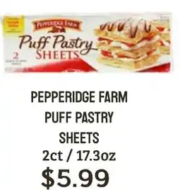 Seven Mile Market Pepperidge Farm puff pastry sheets offer