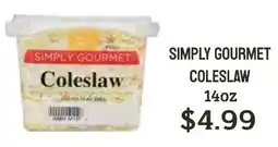 Seven Mile Market Simply Gourmet Coleslaw offer