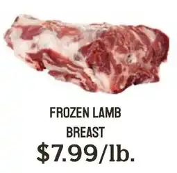 Seven Mile Market Frozen Lamb Breast offer