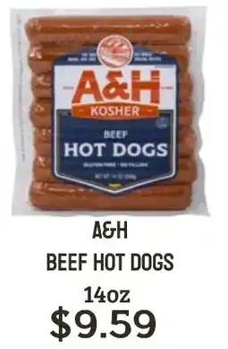 Seven Mile Market A&H beef hot dogs offer
