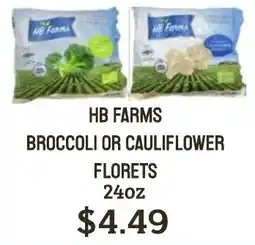 Seven Mile Market Hb Farms Broccoli Or Cauliflower Florets offer