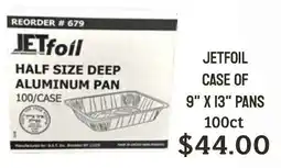 Seven Mile Market Jetfoil half size deep aluminum pan offer