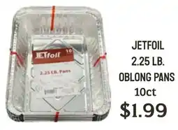 Seven Mile Market Jetfoil oblong pans offer