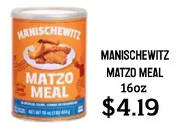 Seven Mile Market Manischewitz matzo meal offer