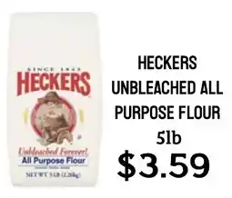Seven Mile Market Heckers unbleached all purpose flour offer