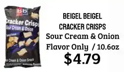Seven Mile Market Beigel Beigel cracker crisps offer
