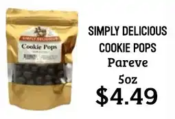 Seven Mile Market Simply delicious cookie pops offer