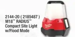 Fastenal M18 RADIUS Compact Site Light w/Flood Mode offer