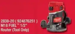 Fastenal M18 Fuel 1/2 Router offer