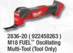 Fastenal M18 FUEL Oscillating Multi-Tool offer