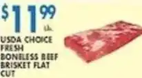 Associated Usda choice fresh boneless beef brisket flat cut offer