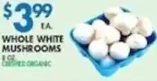 Associated Whole white mushrooms offer