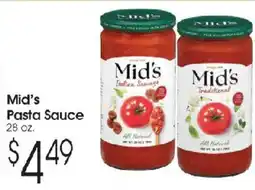 Family Fare Mid's pasta sauce offer