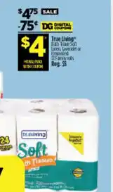 Dollar General True Utility toilet tissue offer