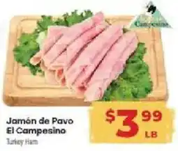 Supermercado El Rancho El Campesino turkey ham offer