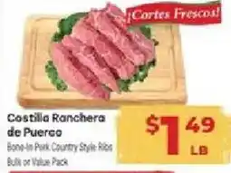Supermercado El Rancho Costilla Ranchera de Puerco offer