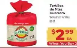 Supermercado El Rancho White Corn Tortillas offer
