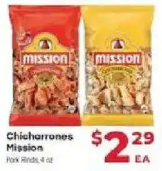 Supermercado El Rancho Chicharrones Mission offer