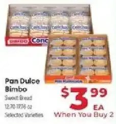 Supermercado El Rancho Pan Dulce Bimbo offer