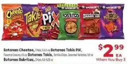 Supermercado El Rancho Botanas Cheetos, Chips, Botanas Takis PIX, Botanas Sabritas, Chips offer