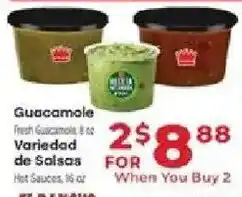 Supermercado El Rancho Guacamole Fresh Guacamole, 8 oz offer