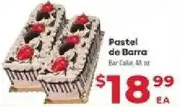 Supermercado El Rancho Pastel de Barra Bar Cake offer