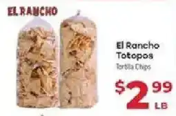 Supermercado El Rancho El Rancho Totopos offer