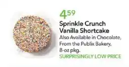 Publix Publix Bakery Sprinkle Crunch Vanilla Shortcake offer