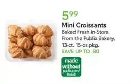Publix Publix Mini Croissants offer