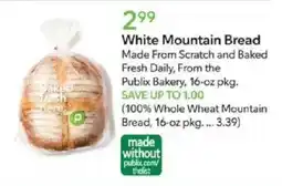 Publix White Mountain Bread offer