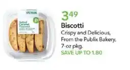 Publix Publix Bakery Biscotti offer