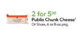 Publix Publix Chunk Cheese offer
