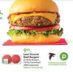 Publix Publix Beef Lean Ground Beef Burgers offer