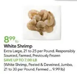 Publix White Shrimp offer